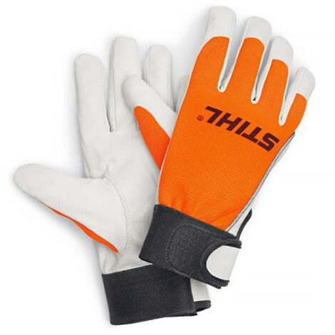 Gants de travail cuir STIHL DYNAMIC SensoLight Taille T10 (L) blanc/orange