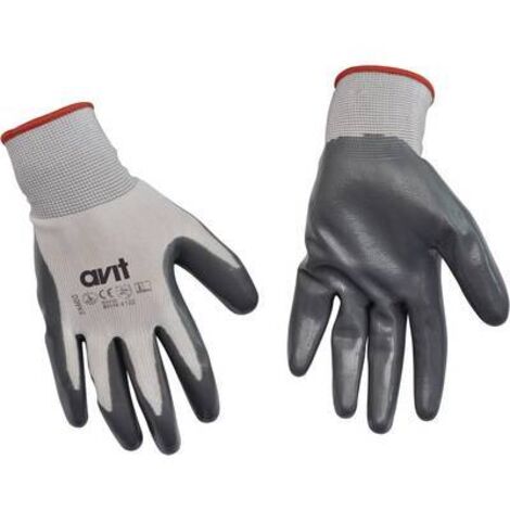 GANTS DE TRAVAIL EN CAOUTCHOUC NITRILE AVIT AV13073