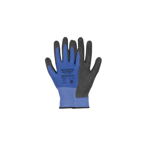 Gants de travail en nitrile résistants à l'huile - taille XL