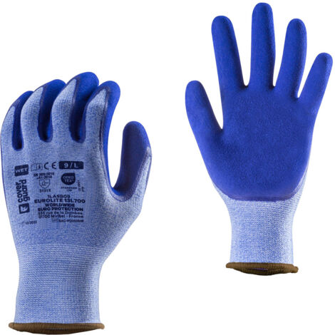 Gants de travail enduits de latex Coverguard Eurolite 13L700