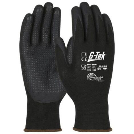 Gants de travail G-Tek® 3RX™ T 10 recyclé avec enduit en mousse nitrile + picots - PIP - FRANCE 31-5131R-10