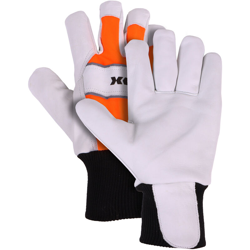 Gants de travail / gants de jardinage Solid de KOX orange, Taille 10 - Orange