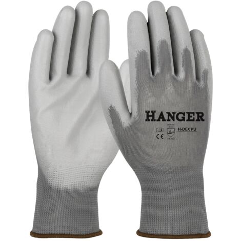 Gants de travail H-Dex T 10 enduit polyuréthane en 3 paires - HANGER - 300004