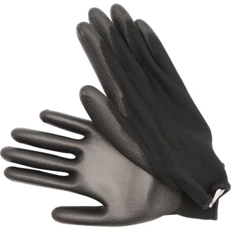 Gants de travail, nylon/polyester, PU taille 10/XL