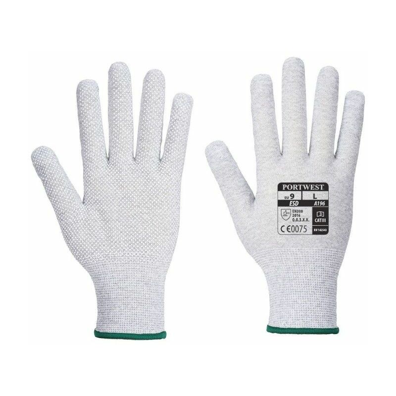 Gant Micro Dot antistatique - A196 Taille:M - Portwest