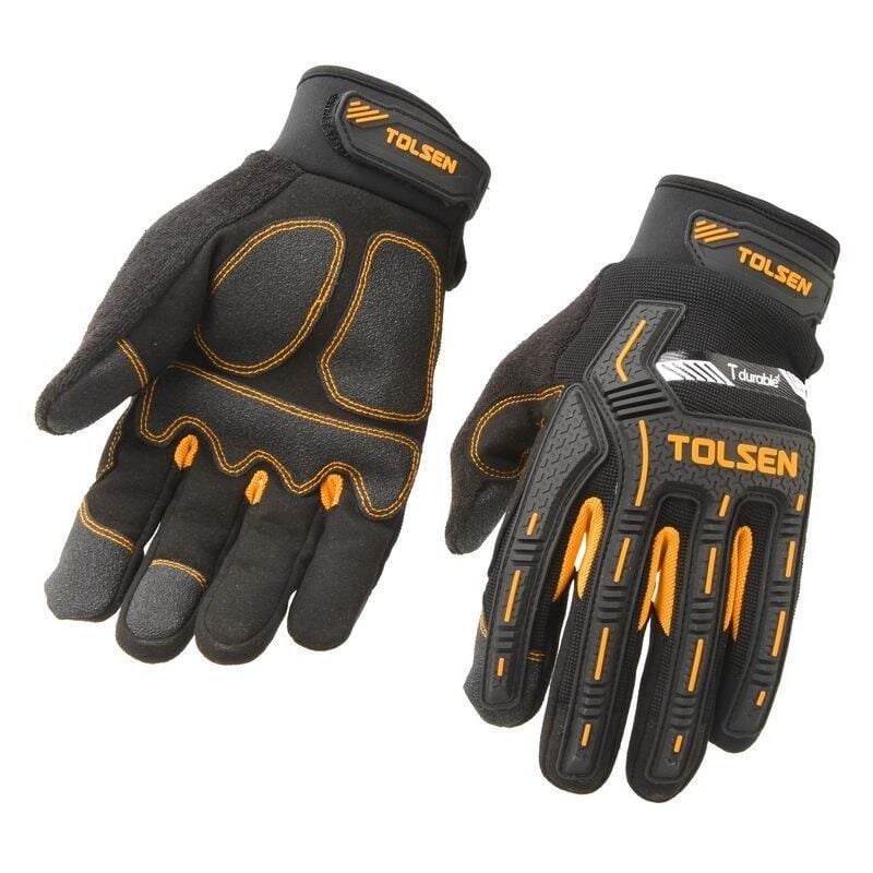 Tolsen - gants de travail pour me'caniciens renforce's