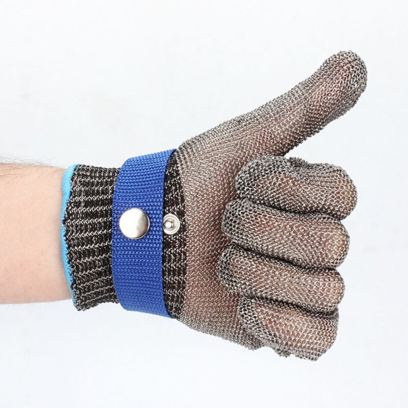 Gants de travail résistants aux coupures, adaptés aux mains de 22,5 cm, gants de cuisine pour couper la viande, fileter le poisson, couper les