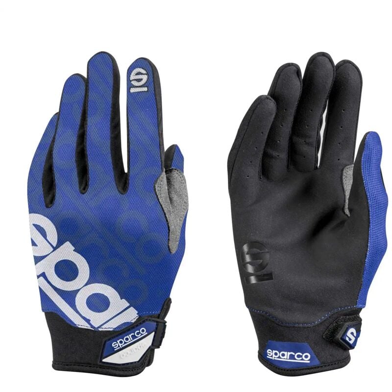 Sparco - Gants de travail réglables 002093 avec poignet renforcé Police Index Bleu xl