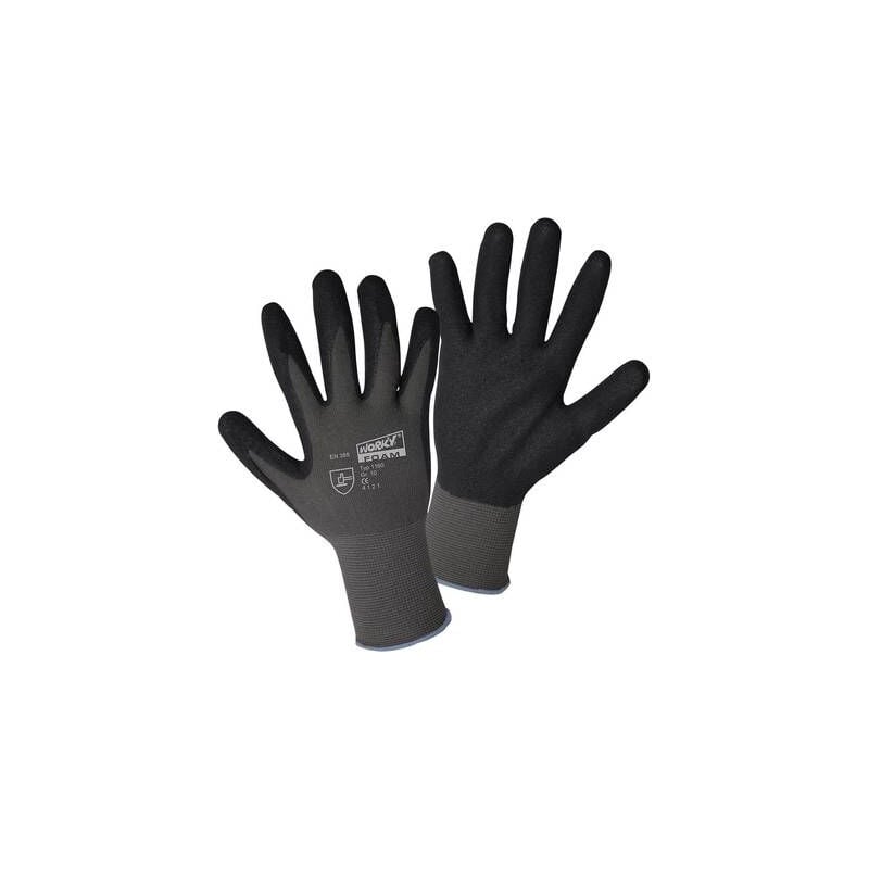 Gants de travail taille: 7, s l+d worky foam sandy 1160-7 1 paire(s)