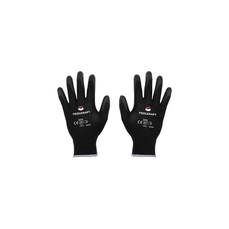Gants de travail taille: 7 Toolcraft TO-5621478 polyamide, polyuréthane en 388 cat ii 1 paire(s)