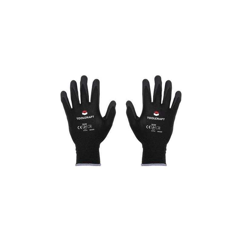 Gants de travail taille: 7 Toolcraft TO-5621481 polyamide, nitrile en 388 cat ii 1 paire(s)