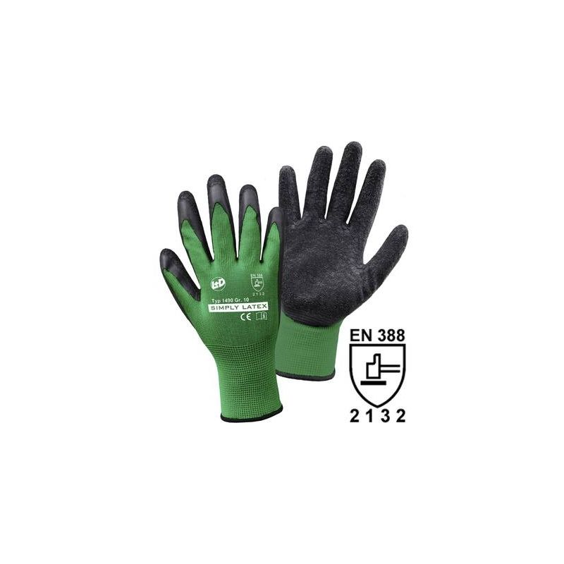 L+d - gants de travail taille: 10 simply latex 1490-10 1 pc(s)