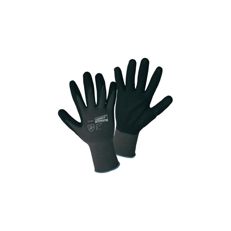 Gants de travail taille: 8, m worky foam sandy 1160 1 paire
