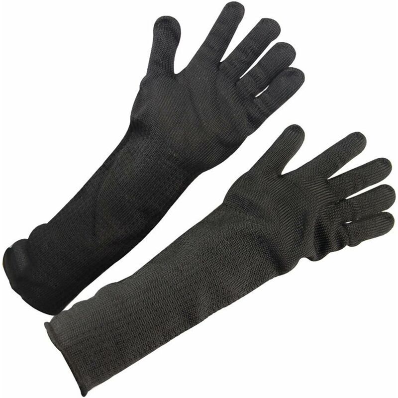 Gants de travail (taille/35-40CM) résistants aux morsures, gants de manutention d'animaux résistants aux morsures pour le soudage, gants de