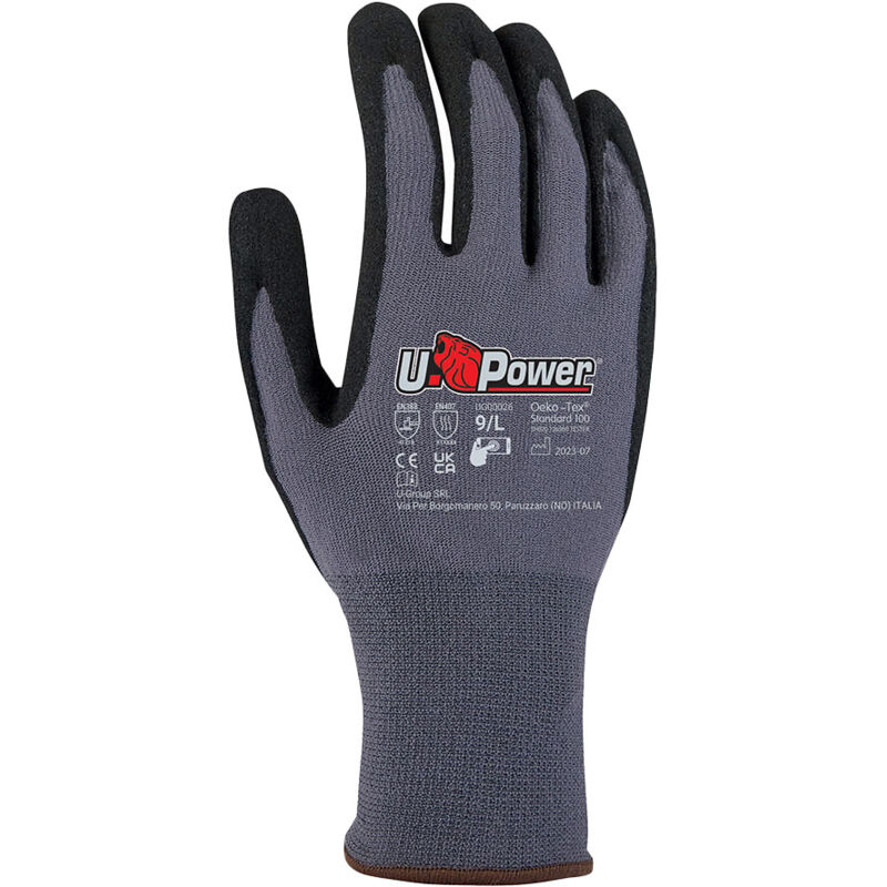 Merengue Gants de travail de sécurité en nylon Technologie Na2 11/XXL - U-power