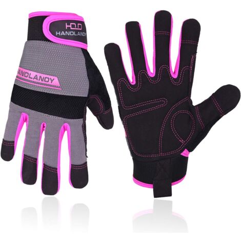 Gants de travail utilitaires pour hommes et femmes, gants de sécurité pour mécaniciens, compatibles avec les écrans tactiles, flexibles et respirants