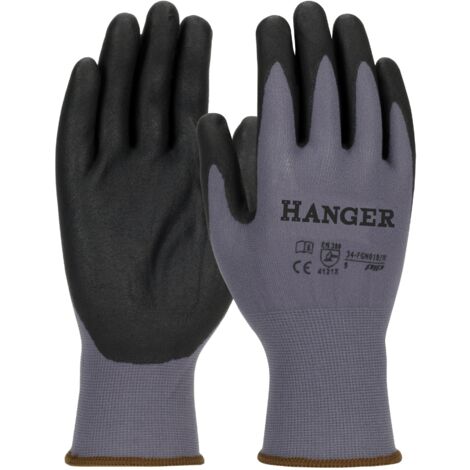 Gants de travails H-Dex T 10 enduit nitrile en paire de 3 - HANGER - 300021
