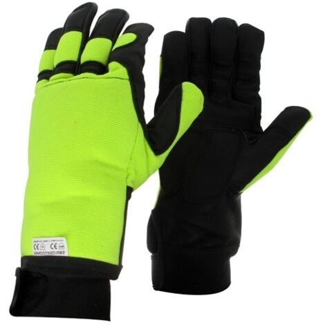Gants de tronçonnage demi-saison à main gauche en Kevlar Taille 10- (L), EN381-7 - Classe 0, EN388 -