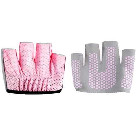 Gants de yoga et de pilates minimalistes pour femmes, antidérapants, à 4 doigts, demi-gants, 2024 Innovation, pour l'entraînement physique.