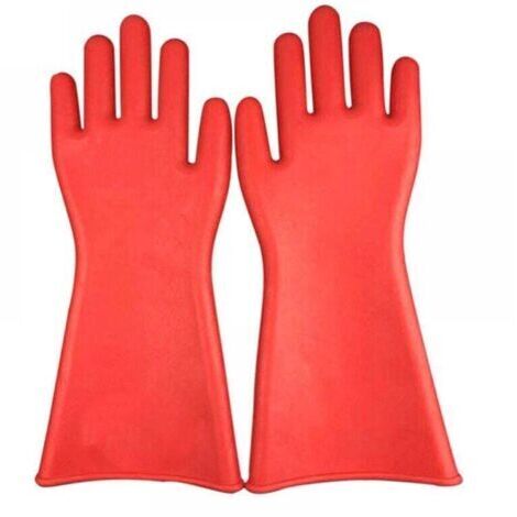 Gants d'électricien, gants isolants, gants isolants en caoutchouc 12 kV, gants isolants spécifiques pour électriciens