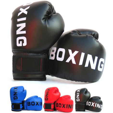 Gants d'entraînement de Boxe, Gants de Combat de Boxe, Gants de Sac de Boxe pour MMA Muay Thai Kickboxing Sparring
