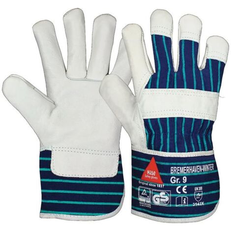 Gants d'hiver Hase Bremerhaven bleu taille 10 - 292100-10