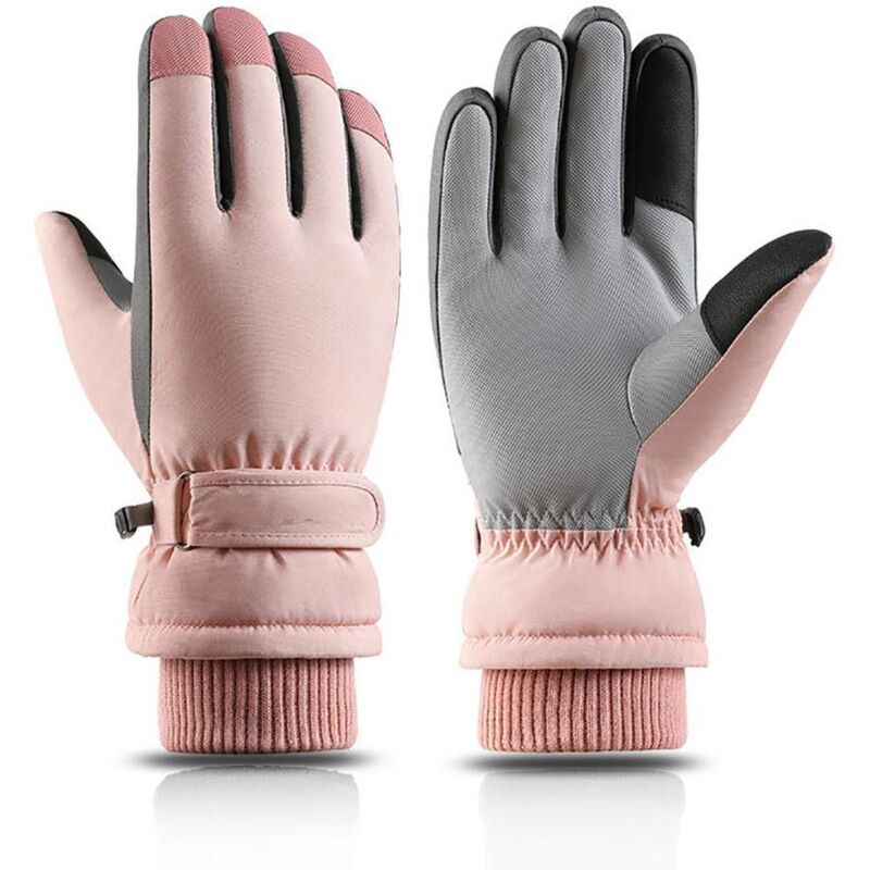Gants d'Hiver pour Femmes - Imperméables, Chauds et Anti-Dérapants pour Conduire, Ski, Randonnée