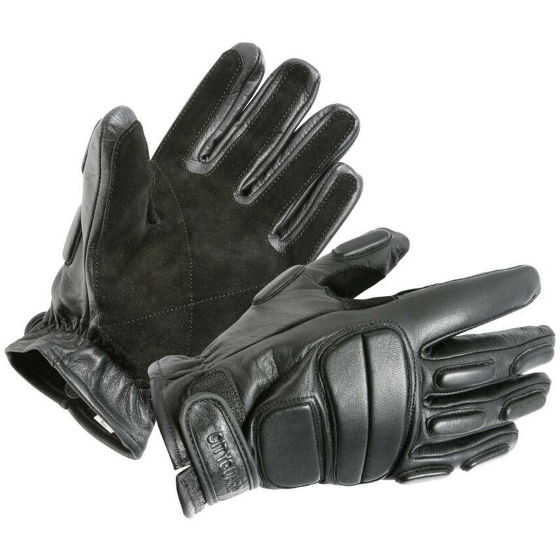 Gants d'intervention cuir CityGuard Noir S