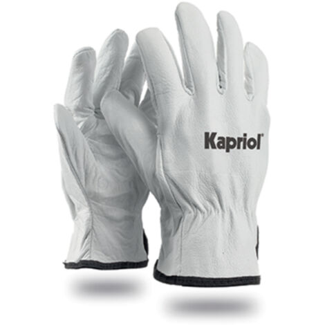 GANTS DRIVER BLANC - KAPRIOL  T9