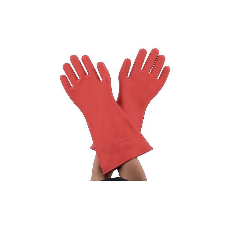 Gants en Caoutchouc isolés électriques de Joueur de Ligne électricien à Haute Tension - 12KV sécurité Gants de Travail de Protection électriques