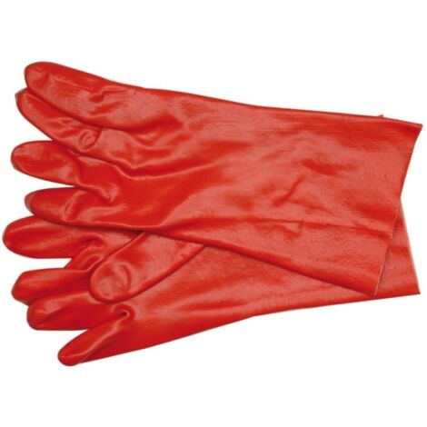 Gants en caoutchouc /rouge/ / 74151 / VOREL