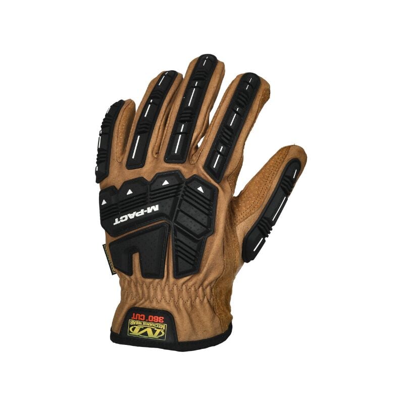 Gants en cuir résistant aux coupures avec protection anti-écrasement xl