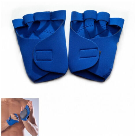 Gants En Néoprène Protection De La Paume Demi-doigts Gymnastique Sports Antidérapants Gymnastique