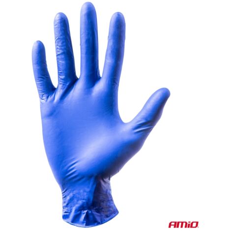 Gants en nitrile bleu Mercator Nitrylex Basic taille S 100 pcs.