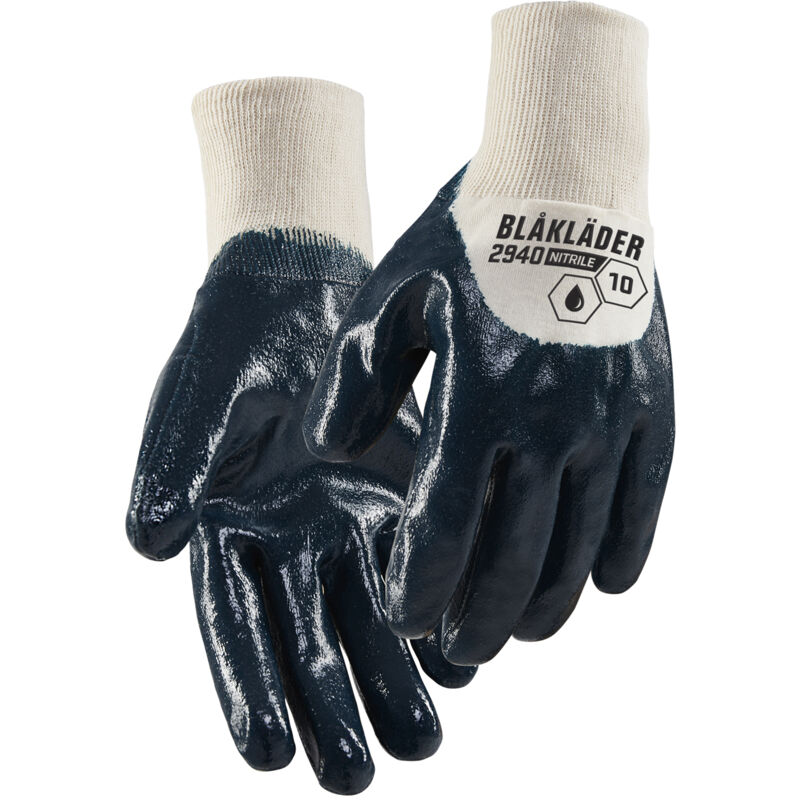 Blaklader - Lot de 6 paires - Gants en nitrile trempé 2940 - Turquoise 9