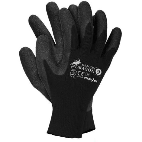 GANTS EN TRICOT CAOUTCHOUC DRAGON 7 - 12 PAIRES - REK RWD7