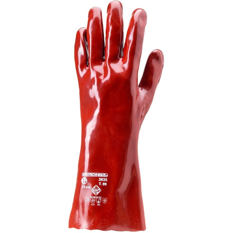 Gants en coton eurochem 3636 Taille 9 - Lot de 10