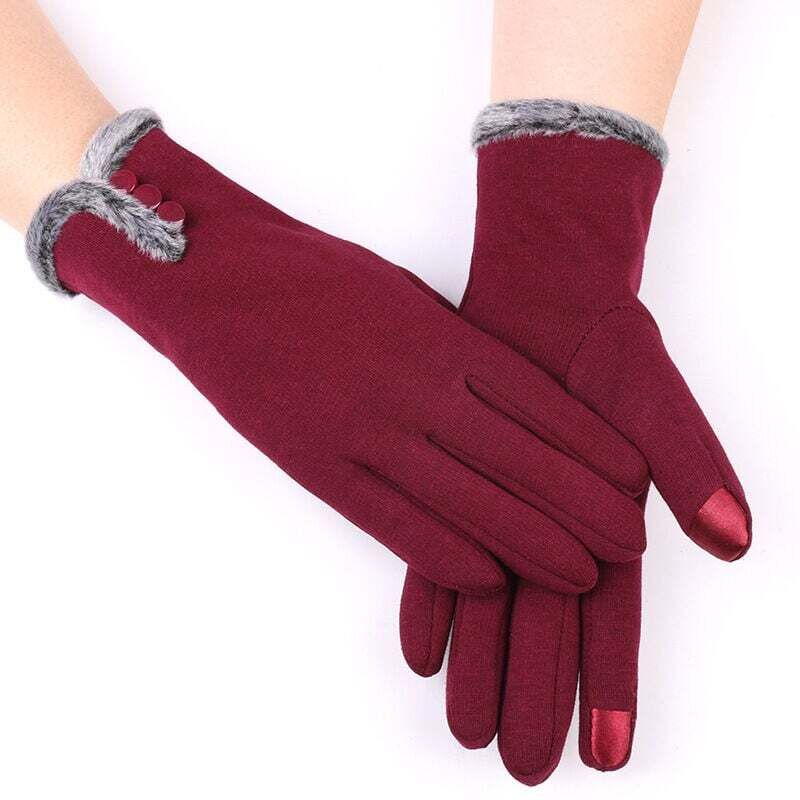 Gants Femme Gants Hiver Chaud Ecrans Tactiles Gants de Sport