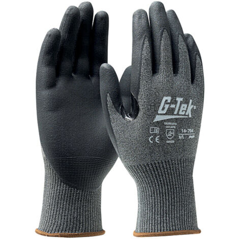 Gants G-tek 16-754 anticoupure D Gamme Xtreme enduction nitrile sachet de 12 paires - taille 9 - ISM GMBH