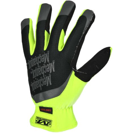 Gants haute visibilité avec protection anti-coupures des paumes XXL