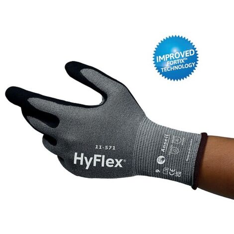 Gants HYFLEX® 11-571 sachet de 12 paires taille 8 - ANSELL