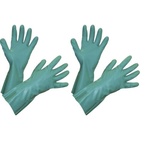 Gants industriels Taille 10/XL Vert (Lot de 2)