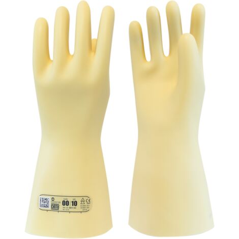 Gants isolants CEI classe 00 – Taille B-9 – Protection jusqu'à 1 500 V DC – CG05B – Catu