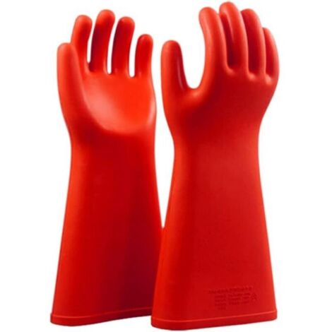 Gants isolants en caoutchouc pour électriciens, haute tension, étanches et isolants, pour monteurs de lignes électriques 12 kV kV.