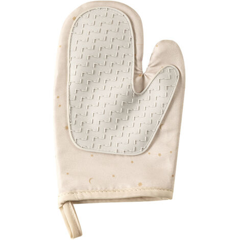 Gants isolants et résistants à la chaleur, main gauche, épais et isolants - beige