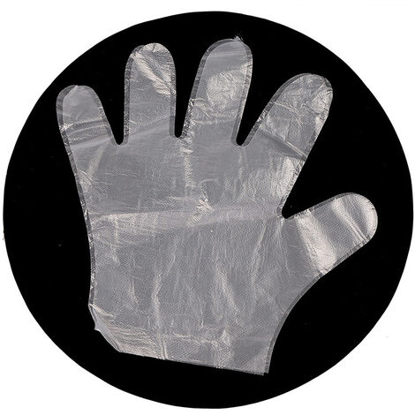 Gants jetables de préparation des aliments, gants de cuisine en plastique sûrs pour les aliments