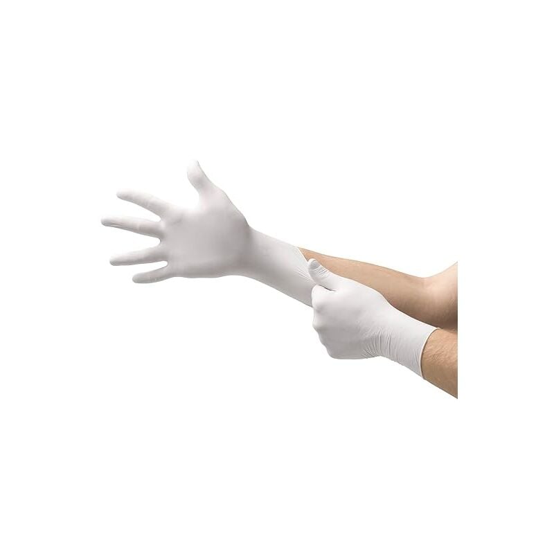 Csparkv - 1 boîte de gants jetables épais blancs taille l - white