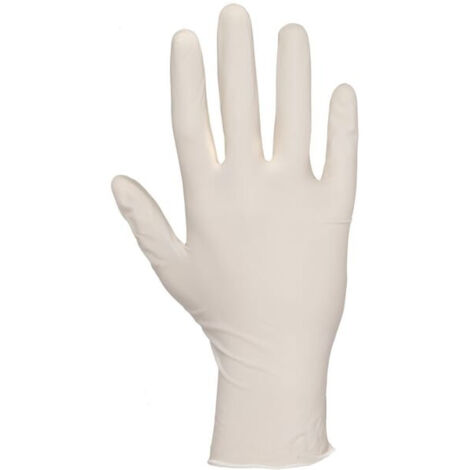 Gants jetables Honeywell Safety taille 7, S, Latex Non poudrés, x 100 gants ( Prix pour Boîte de 100 )