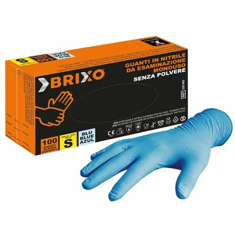 Boîte de 50 gants Nitriles longs bleus Kerbl