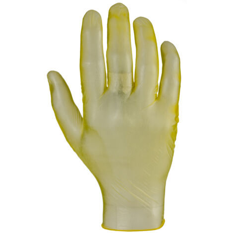 Gants jetables Vinyle RS PRO Poudré, taille M x 100 gants ( Prix pour Boîte de 100 )